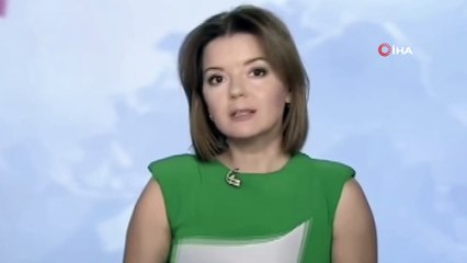 - Ukraynalı spiker haber sunarken dişi yerinden çıktı