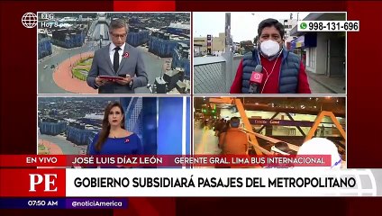 Primera Edición: Subsidio al Metropolitano es para el usuario y no al concesionario
