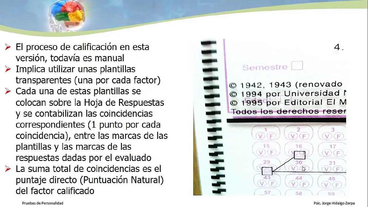 MMPI-2 | Pautas para la Calificación e interpretación