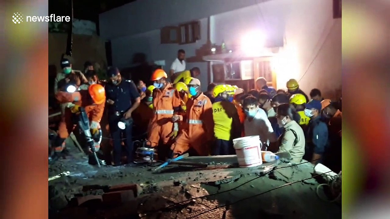 Rescue operation ongoing after building collaps...