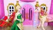 Princess Rapunzel Barbie Castle Bedroom Morning Prinzessin Puppe Chambre de Poupée Boneka putri
