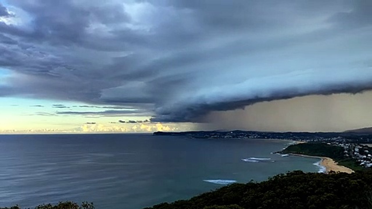 Un nuage apocalyptique filmé en Nouvelle-Galles du Sud (Australie)