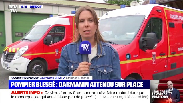 Story 7 : Pompier blessé à Étampes, Gérald Darmanin attendu sur place - 15/07