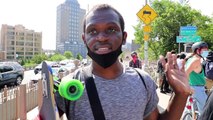 Arrests and tensions as police supporters and Black Lives Matter protesters clash on Brooklyn Bridge