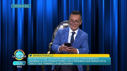 ¡A Sergio le llueven tuitazos! ¿Qué tan buenos serán? ¡Descúbrelo! | Venga La Alegría