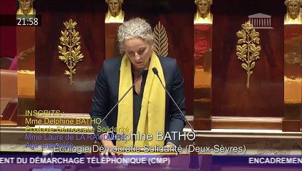 "Stop au harcèlement téléphonique" - Explication de vote de Delphine Batho à l'Assemblée nationale