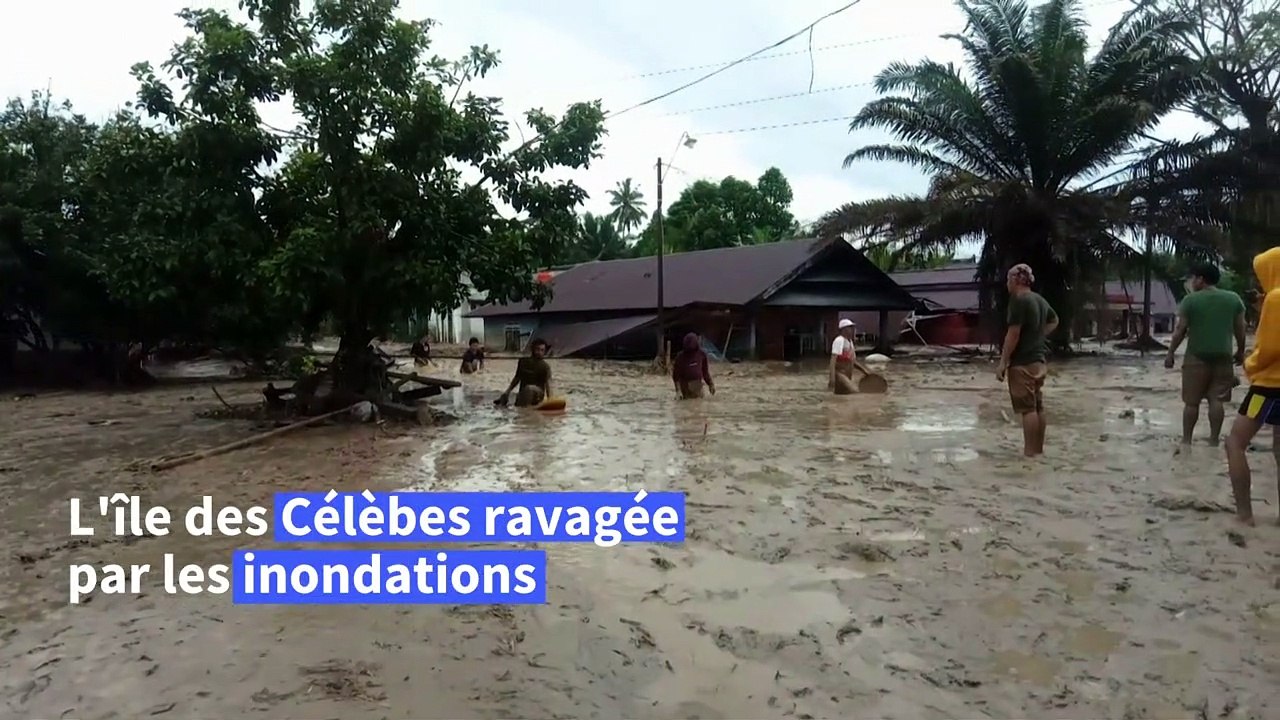 Indonésie: l'île des Célèbes ravagée par les inondations