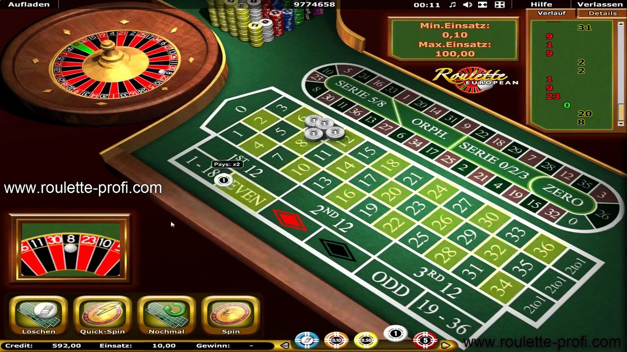 Roulette-Profi.com | 2620€ Gewinn mit dem genialen Roulette Profi Trick im Online Casino