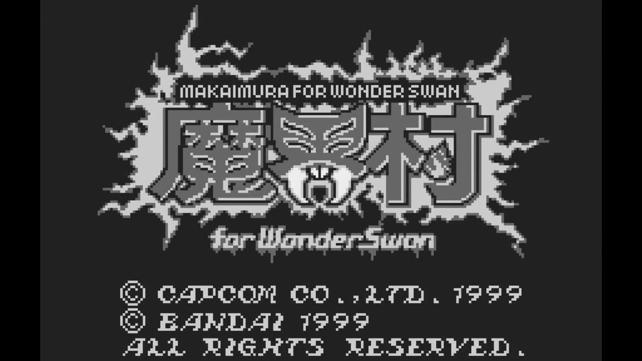 [Longplay] MakaiMura (Ghosts 'n' Goblins) - WonderSwan (1080p 60fps)