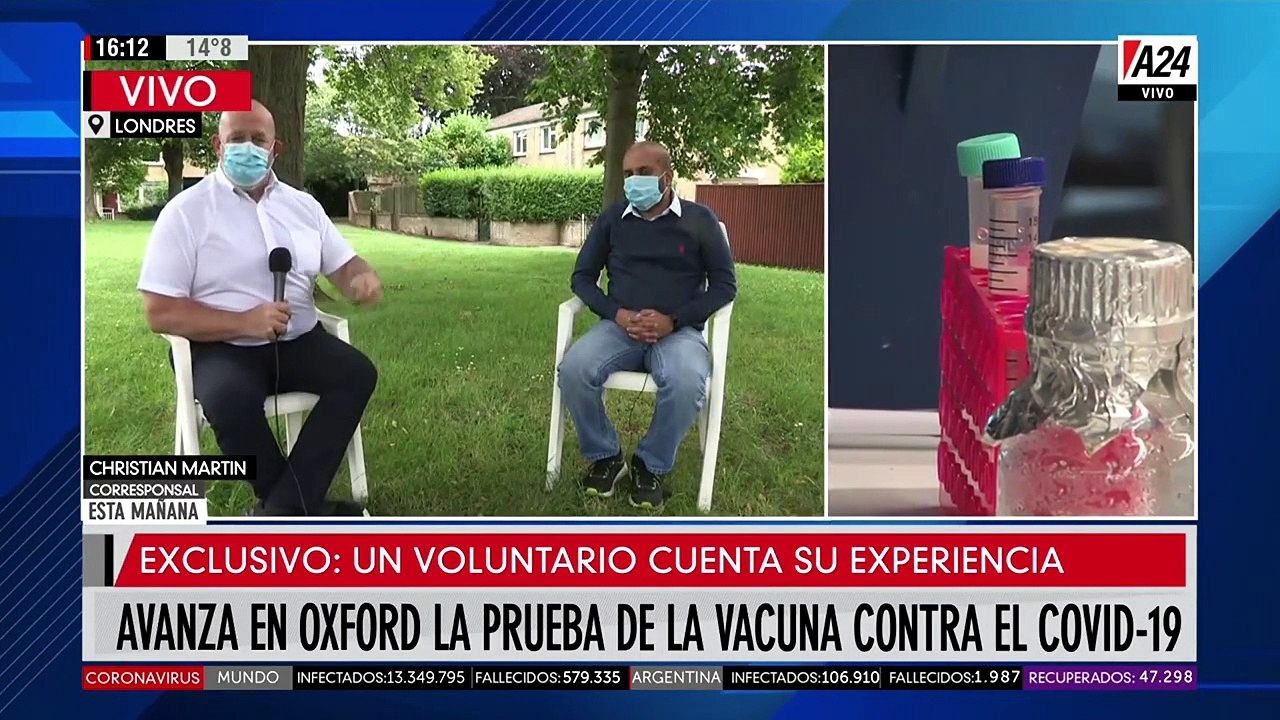 Avanza en Oxford la prueba de la vacuna contra el coronavirus
