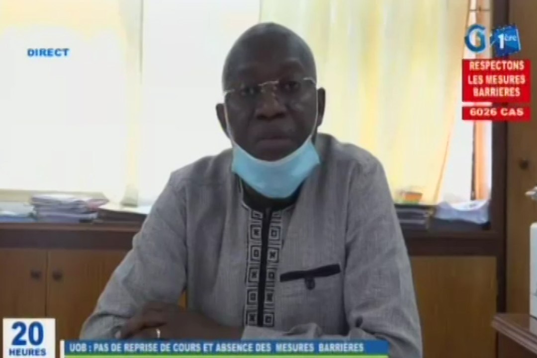 RTG/Non reprise des cours à l'université Omar-Bongo (UOB)