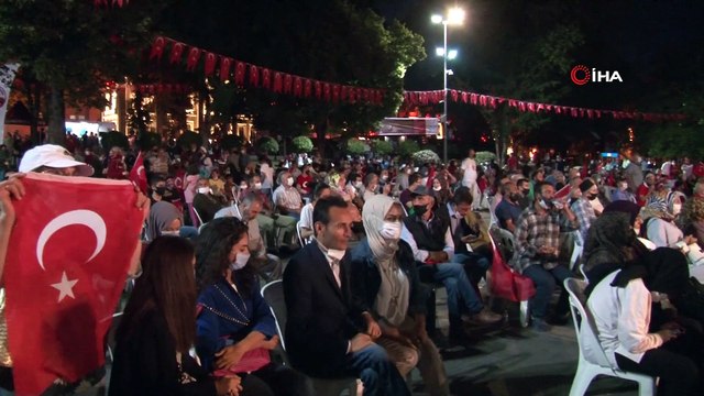 Fatih'te hain darbe girişiminin 4. yılında anma programı düzenlendi