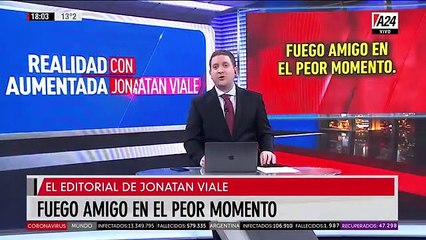 "Fuego amigo en el peor momento": el editorial de Jonatan Viale