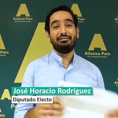 Conozca a José Horacio Rodríguez, el diputado más votado en la C1 del D1