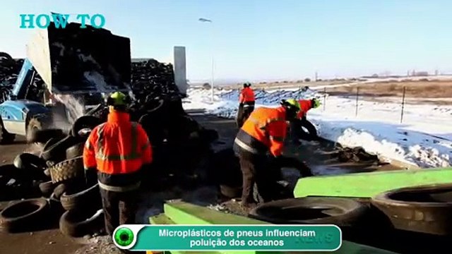 Microplásticos de pneus influenciam poluição dos oceanos