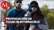 En Veracruz, casos de covid-19 con tendencia ascendente