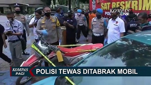 Tak Terima Ditegur, Pengendara Mobil Ini Tabrak Polisi Hingga Tewas