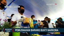 4 Bandar Narkoba Ditangkap, BNN Turut Musnahkan 2,3 Kilogram Sabu