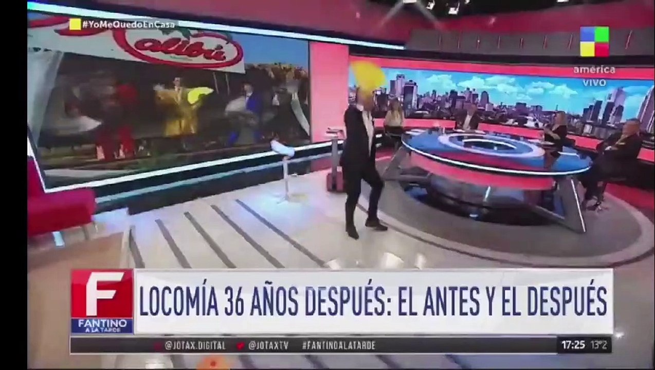 ALEJANDRO FANTINO BAILANDO LOCO MÍA