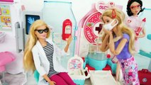 Barbie Care Clinic - Ambulance into Hospital Ambulância Rumah sakit Hôpital Krankenhaus سياره اسعاف