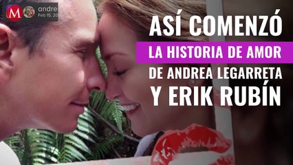 Así comenzó la historia de amor de Andrea Legarreta y Erik Rubín