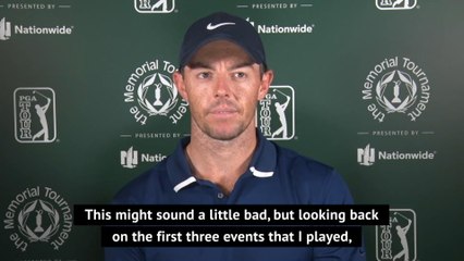 Download Video: McIlroy not focusing on hanging onto number one ranking at Memorial