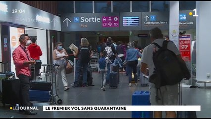 Arrivée des premiers passagers non confinés