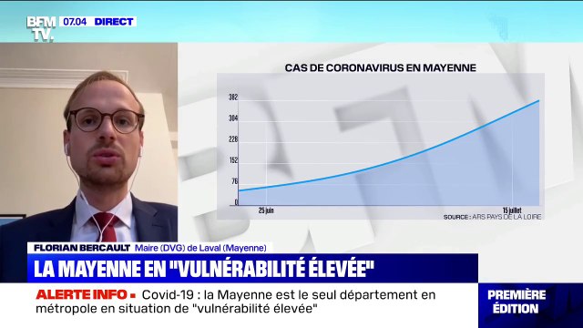 Mayenne: un élargissement des arrêtés pour obliger le port du masque à l'étude selon le maire de Laval