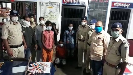 मल्हारगढ़ पुलिस ने चोरी के चार आरोपी को पुलिस ने किया गिरफ्तार