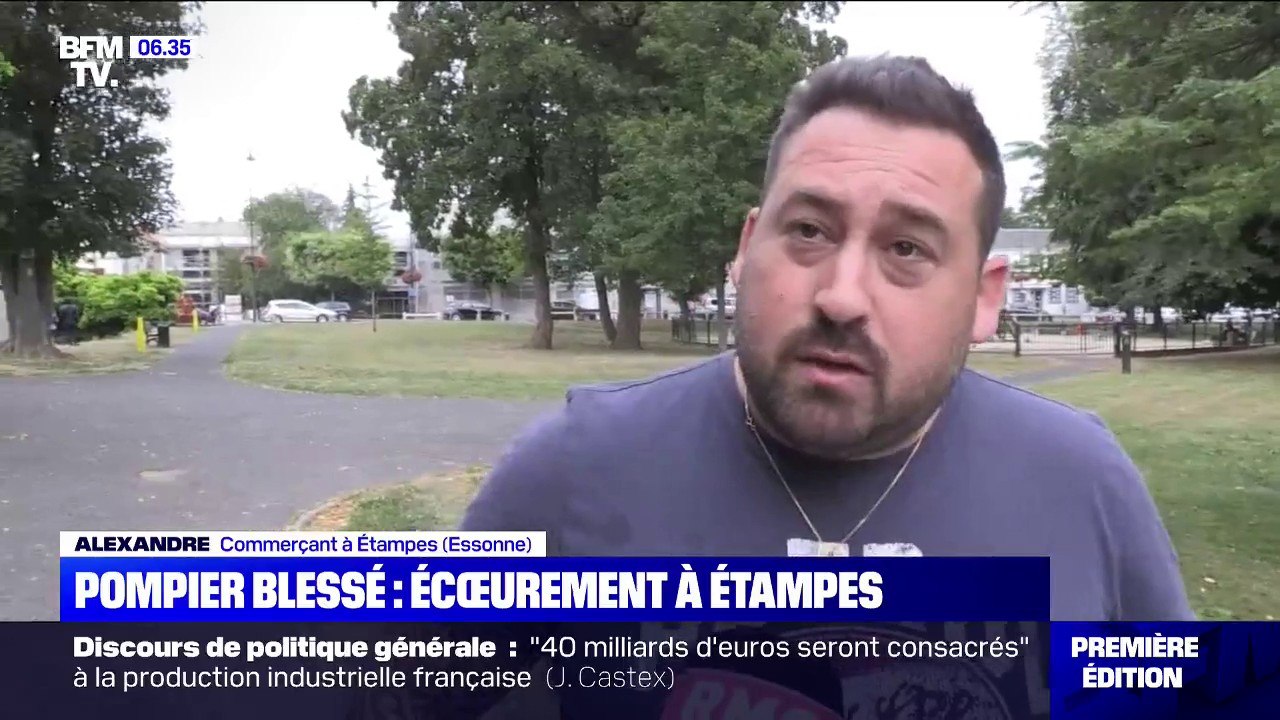 "On a envie de partir, de passer à autre chose." L’écœurement à Étampes après la blessure par balle d'un pompier en intervention