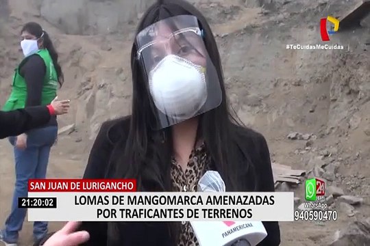 SJL: denuncian invasión de un sector de las Lomas de Mangomarca