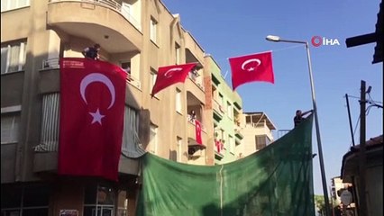 Şehit ateşi Manisa'ya düştü
