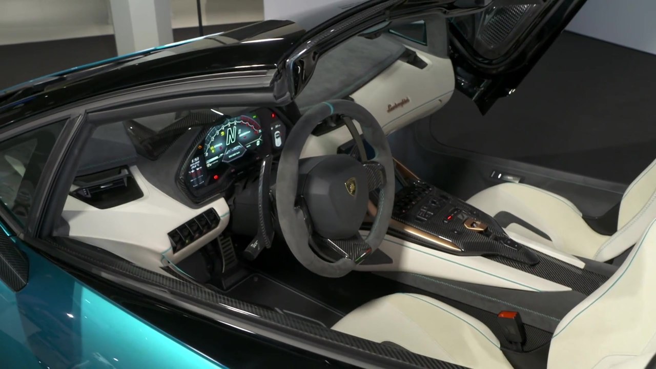 Der Lamborghini Sián Roadster - Das Interior Design