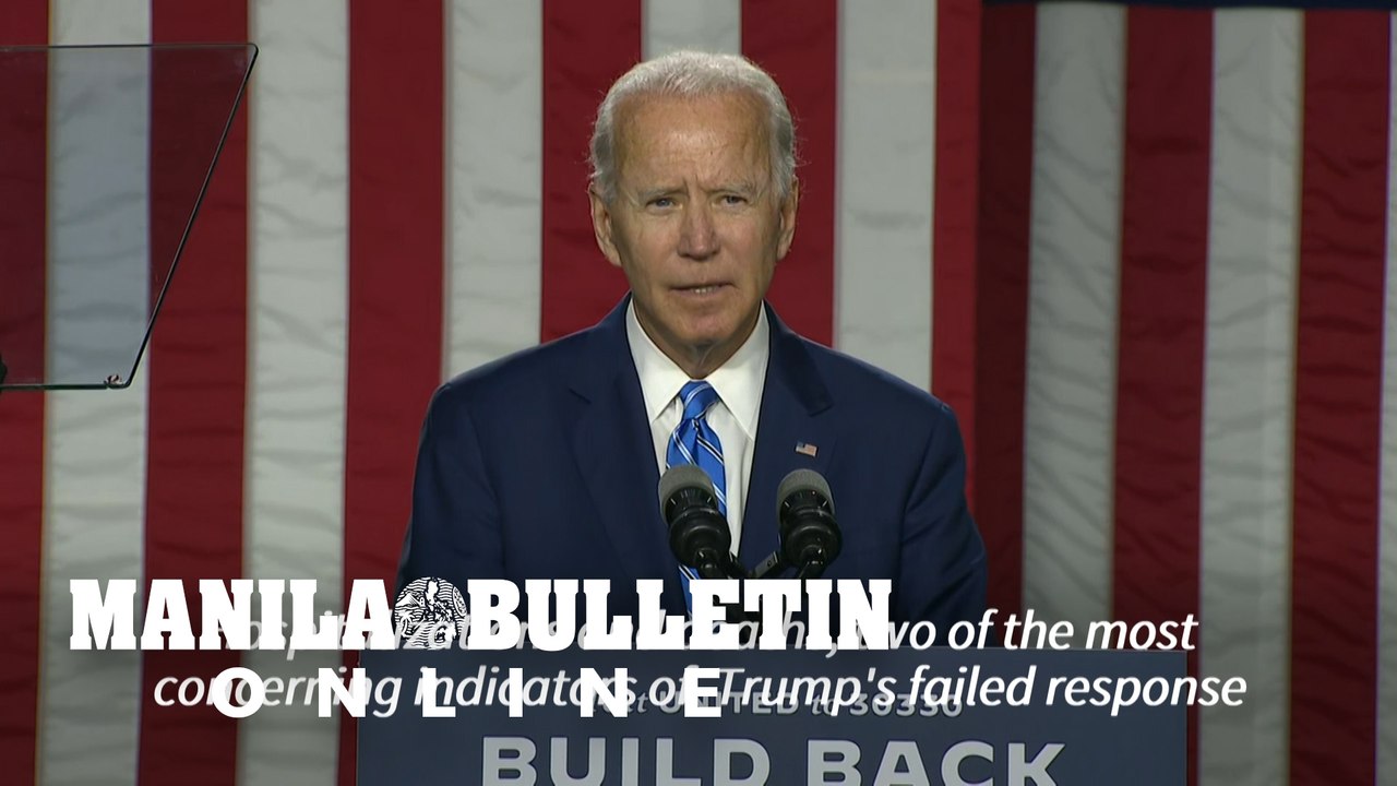 Joe Biden tells Trump wearing a face mask 'isn't enough'