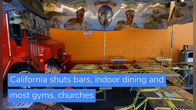 California shuts bars, indoor dining and most gyms, churches, and other top stories from July 16, 2020.