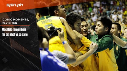 Mac Belo looks back on his dagger vs La Salle in 2014 UAAP Final Four