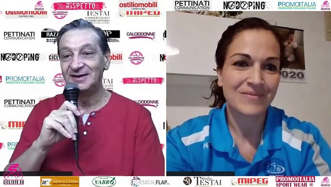 Chiara Pedemonti a "Calciatrici in diretta streaming"