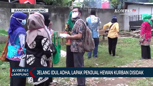 Jelang Idul Adha, Dinas Pertanian Bandar Lampung Sidak ke Lapak Penjual Hewan Kurban