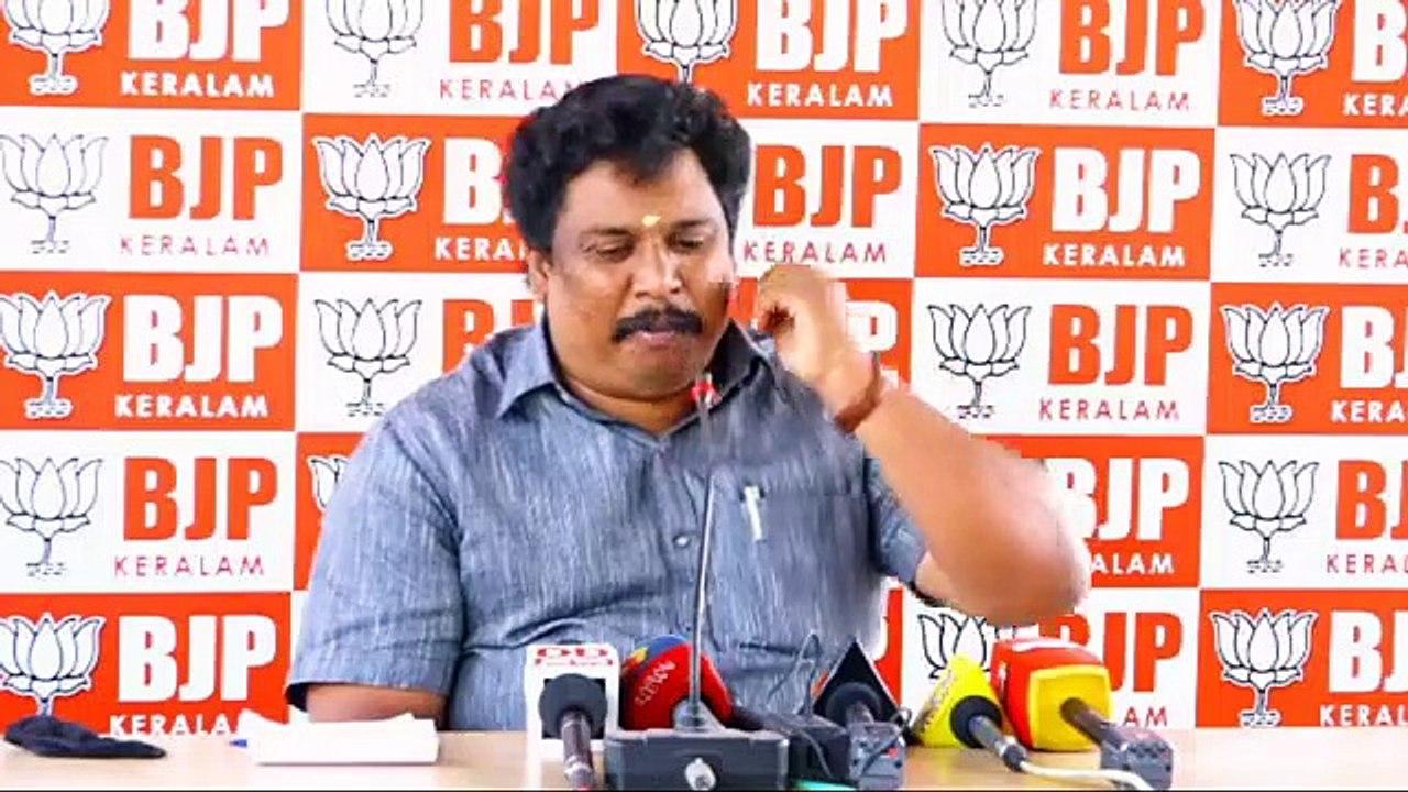 ബിജെപി സംസ്ഥാന ജനറൽ സെക്രട്ടറി അഡ്വ പി.സുധീർ തിരുവനന്തപുരത്ത് മാധ്യമങ്ങളെ കാണുന്നു - 14Jul2020