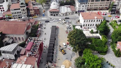 Beşiktaş Kumpirciler Çarşısı açılış için gün sayıyor