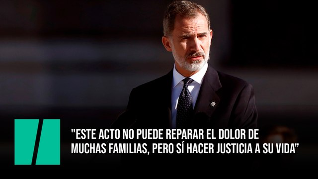 Este acto no puede reparar el dolor de muchas familias, pero sí hacer justicia a su vida