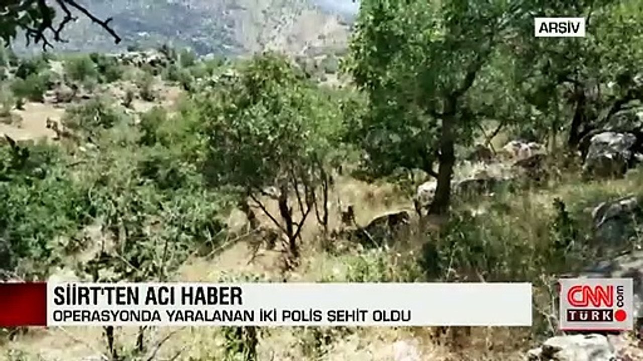 Siirt'te terör operasyonlarında 2 Özel Harekat polisi şehit oldu | Video