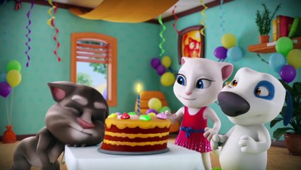 Super Birthday Cake! Talking Tom Shorts