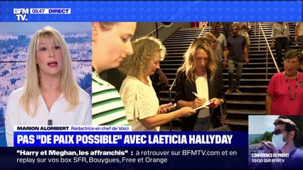 Pas "de paix possible" avec Laeticia Hallyday - 16/07