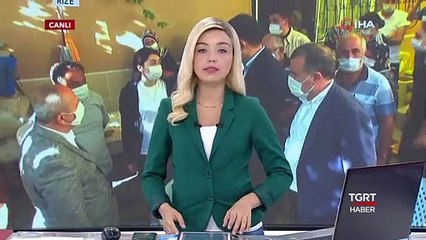 Bakan Kurum Rize'de Sel Bölgesinde İncelemelerde Bulundu