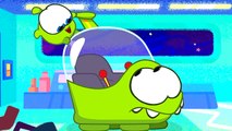 Om Nom Stories: Nibble Nom - Lunch Space Wars - Funny cartoons for kids