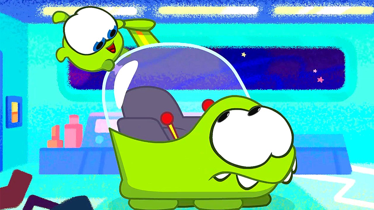 Om Nom Stories: Nibble Nom - Lunch Space Wars - Funny cartoons for kids