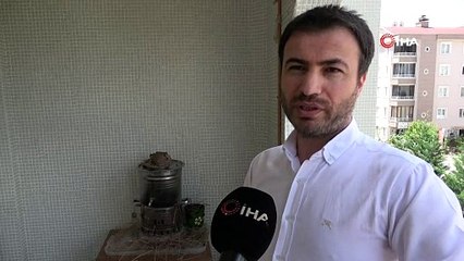 Öyle bir yere yuva yaptı ki, görenler şaşkınlıklarını gizleyemiyor