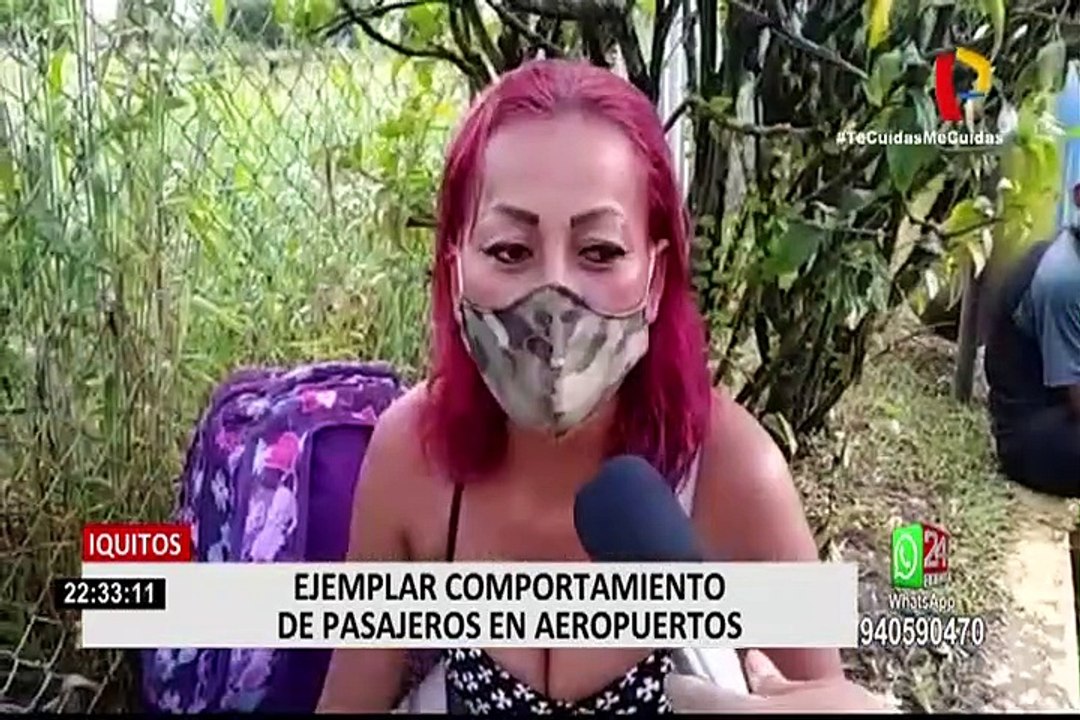 Cajamarca: ejemplar comportamiento de pasajeros en aeropuerto tras el reinicio de los vuelos nacionales