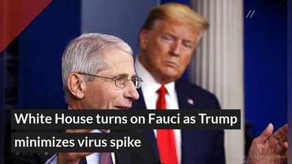 White House turns on Fauci as Trump minimizes virus spike, and other top stories from July 16, 2020.